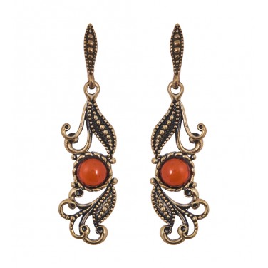 Серьги Мелисса (янтарь)