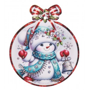 Подставка для горячего Нарядный снеговик Подставка для горячего Нарядный снеговик