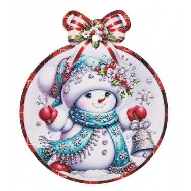 Подставка для горячего Нарядный снеговик