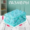 Шкатулка для рукоделия Голубые цветы - Фото № 2
