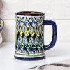 Кружка узбекская Риштанская Керамика «Цветы», 500 мл, синий МИКС - Фото № 6