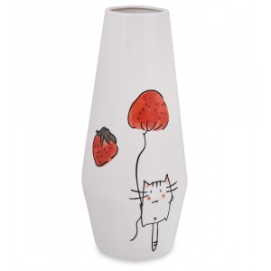 Керамическая ваза Котик