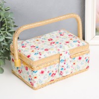 Шкатулка для рукоделия Россыпь цветов