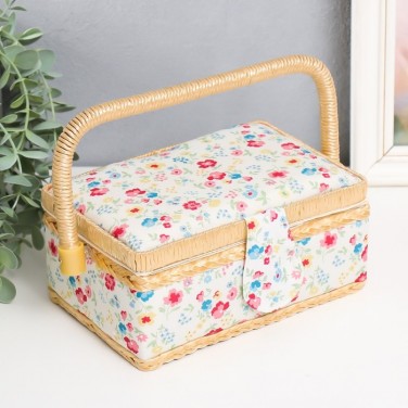 Шкатулка для рукоделия Россыпь цветов