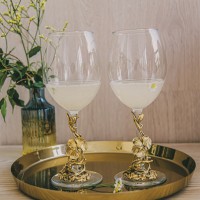 Набор бокалов для вина Золотая орхидея (в коробке) Набор бокалов для вина Золотая орхидея (в коробке)