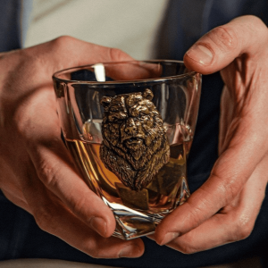 Бокал для виски Русский медведь (в коробке)