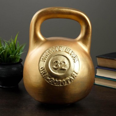 Копилка Золотая гиря