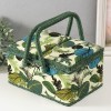Шкатулка для рукоделия Тропические листья - Фото № 8
