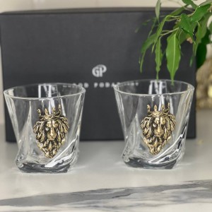 Набор бокалов для виски Королевский лев (в коробке)