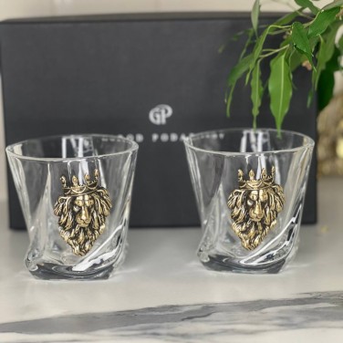 Набор бокалов для виски Королевский лев (в коробке)