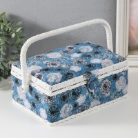 Шкатулка для рукоделия Пышные цветы