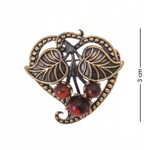 Фигурка - брошь Спелая вишня (янтарь) Фигурка - брошь Спелая вишня (янтарь)