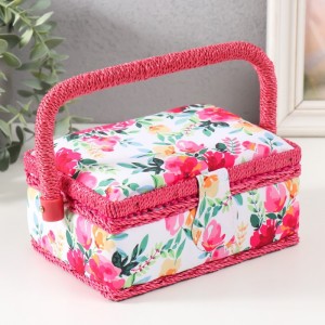 Шкатулка для рукоделия Розовый флер
