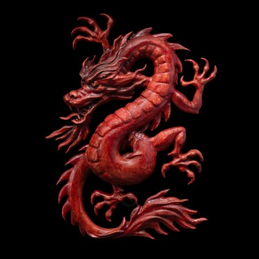 Панно Огненный дракон (резное) Панно Огненный дракон (резное)