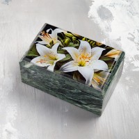 Шкатулка для украшений Белые лилии