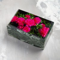 Шкатулка для украшений Пионы