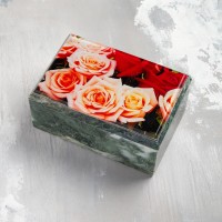 Шкатулка для украшений Кремовые розы