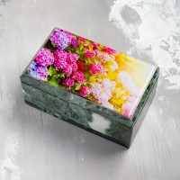 Шкатулка для украшений Гортензии на рассвете