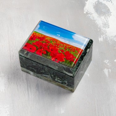 Шкатулка для украшений Долина маков