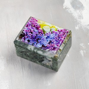 Шкатулка для украшений Сирень