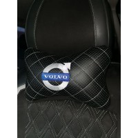 Подушка на подголовник VOLVO (с вышивкой и белой прошивкой)
