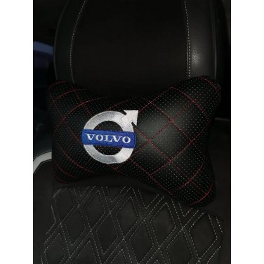 Подушка на подголовник VOLVO (с вышивкой и красной прошивкой) Подушка на подголовник VOLVO (с вышивкой и красной прошивкой)