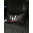 Подушка на подголовник HONDA (из экокожи с красной прострочкой)