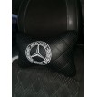 Подушка на подголовник Mercedes-Benz (с вышивкой и черной прошивкой)