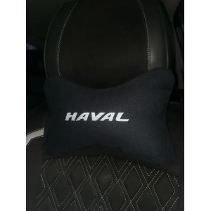 Подушка на подголовник HAVAL (из экокожи с вышивкой)