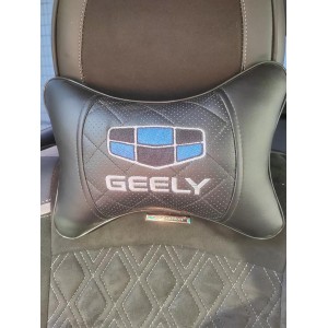 Подушка на подголовник Geely (из экокожи с прошивкой)