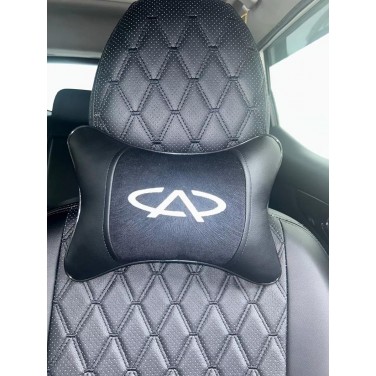 Подушка на подголовник CHERY (из экокожи с черным велюром) Подушка на подголовник CHERY (из экокожи с черным велюром)