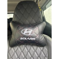 Подушка на подголовник Solaris (из экокожи с красной прошивкой) Подушка на подголовник Solaris (из экокожи с красной прошивкой)