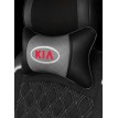 Подушка на подголовник KIA (из экокожи с серой вставкой)