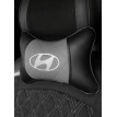 Подушка на подголовник HYUNDAI (из экокожи c серой вставкой)