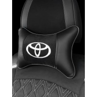 Подушка на подголовник TOYOTA (с вышивкой по черному велюру)