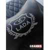 Подушка на подголовник LADA (с белой вышивкой, из экокожи) Подушка на подголовник LADA (с белой вышивкой, из экокожи) - Фото № 2