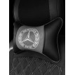 Подушка на подголовник Mercedes-Benz (с серой вставкой, из экокожи)