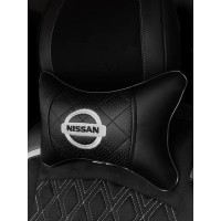 Подушка на подголовник NISSAN (из экокожи с черной вставкой) Подушка на подголовник NISSAN (из экокожи с черной вставкой)