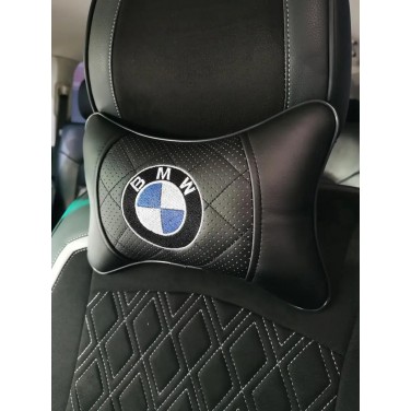 Подушка на подголовник BMW (черная, из экокожи) Подушка на подголовник BMW (черная, из экокожи)