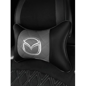 Подушка на подголовник MAZDA (из экокожи с серой вставкой) Подушка на подголовник MAZDA (из экокожи с серой вставкой)