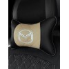 Подушка на подголовник MAZDA (из экокожи с бежевой вставкой) - Фото № 2
