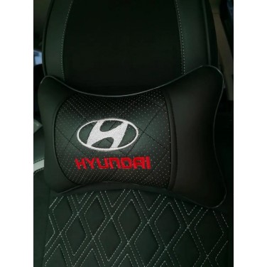 Подушка на подголовник HYUNDAI (из экокожи c черной вставкой) Подушка на подголовник HYUNDAI (из экокожи c черной вставкой)