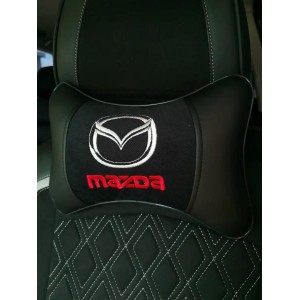 Подушка на подголовник MAZDA (из экокожи с черным велюром) Подушка на подголовник MAZDA (из экокожи с черным велюром)