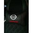 Подушка на подголовник NISSAN (черная, из экокожи) Подушка на подголовник NISSAN (черная, из экокожи)