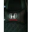 Подушка на подголовник HONDA (из экокожи c черной вставкой)