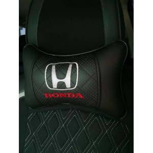 Подушка на подголовник HONDA (из экокожи c черной вставкой)
