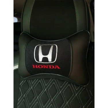 Подушка на подголовник HONDA (из экокожи c черным велюром) Подушка на подголовник HONDA (из экокожи c черным велюром)