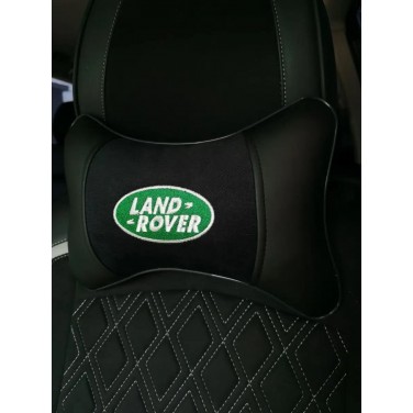 Подушка на подголовник LAND ROVER (из экокожи c черным велюром)