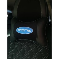 Подушка на подголовник FORD (из экокожи с велюровой вставкой)