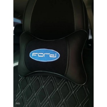 Подушка на подголовник FORD (из экокожи с велюровой вставкой)